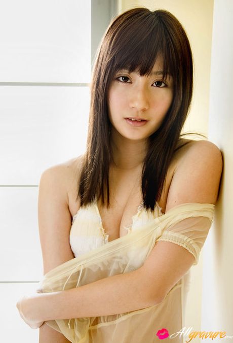 Anna Nakagawa Asian shows hot body in tiny lingerie on furniture